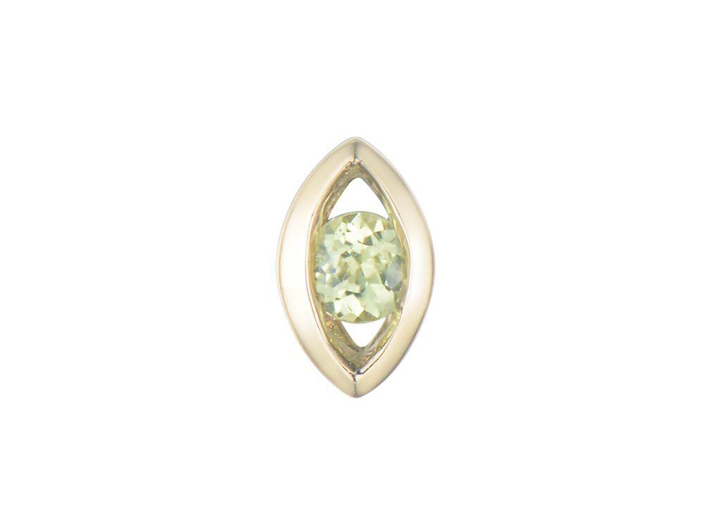 Bracelet cordon Péridot & or jaune 375/1000 – Passion Diamant Platine