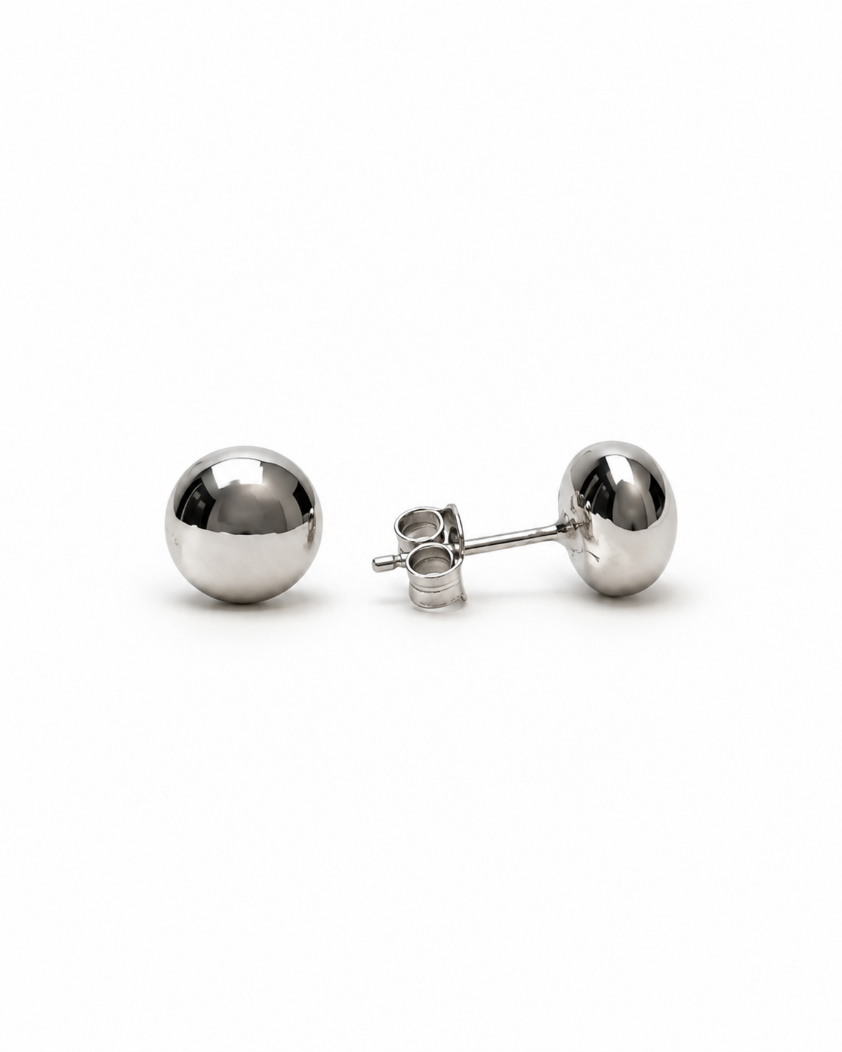 Puces boules argent ABO105A — vue produit