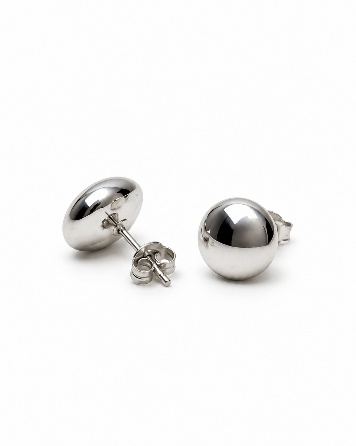 Puces boules argent ABO106A-1 — vue produit