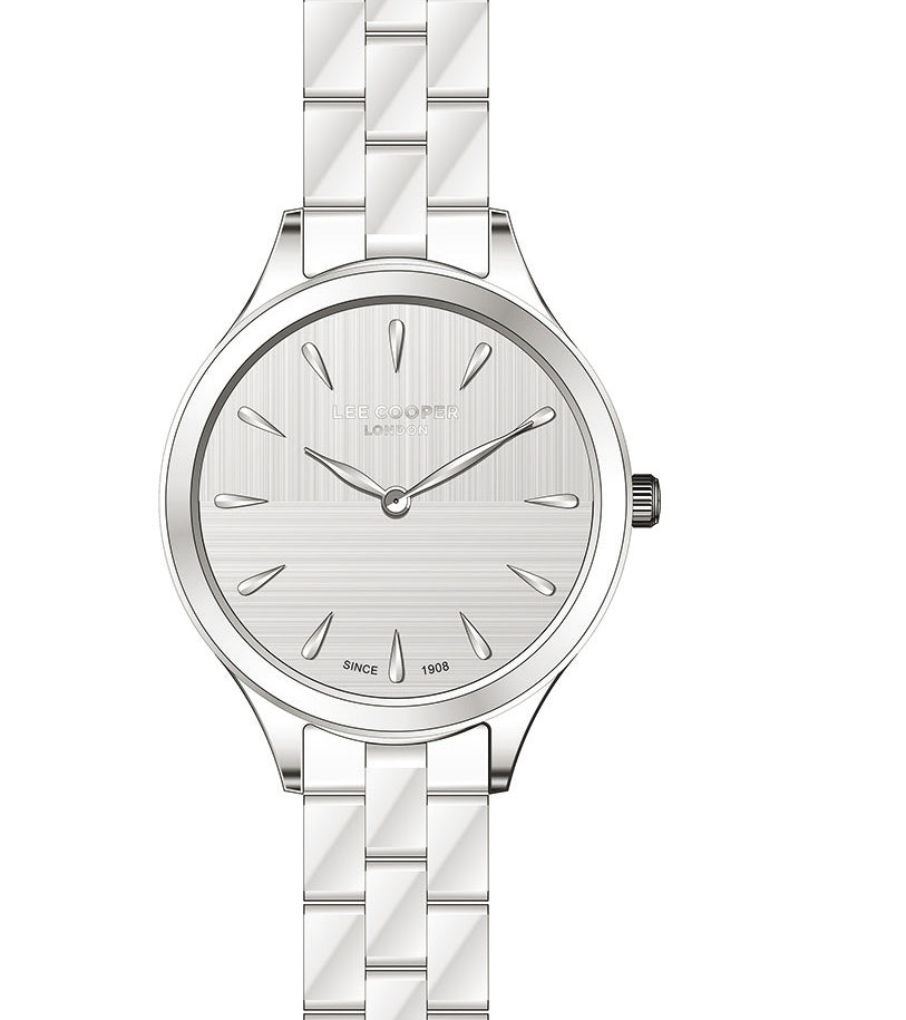 Montre Lee Cooper Femme Cadran brossé argenté