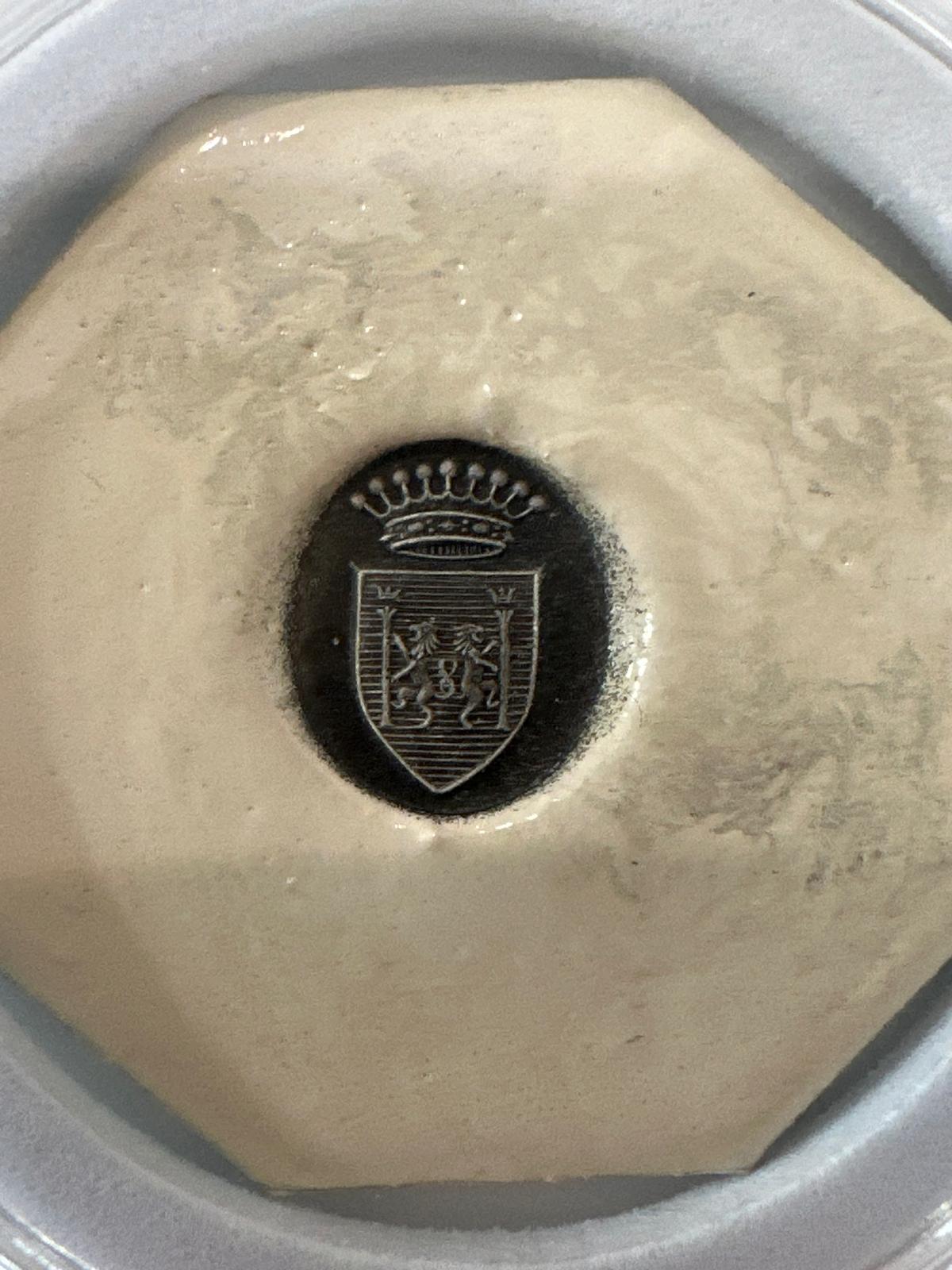 Chevalière ovale – plateau héraldique