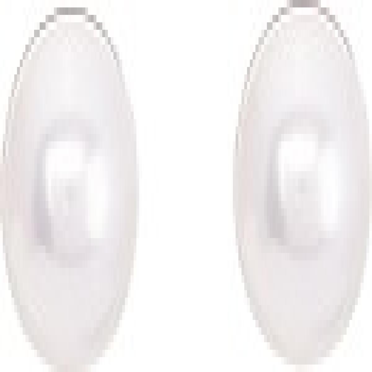 Boutons Pierres Blanches Rondes Cabochon Poli Serti À Quatre Griffes – Argent 925