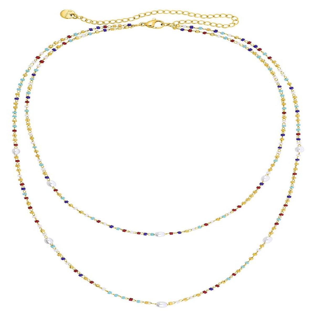 Colliers Simples +P. Couleur – Acier Inoxydable