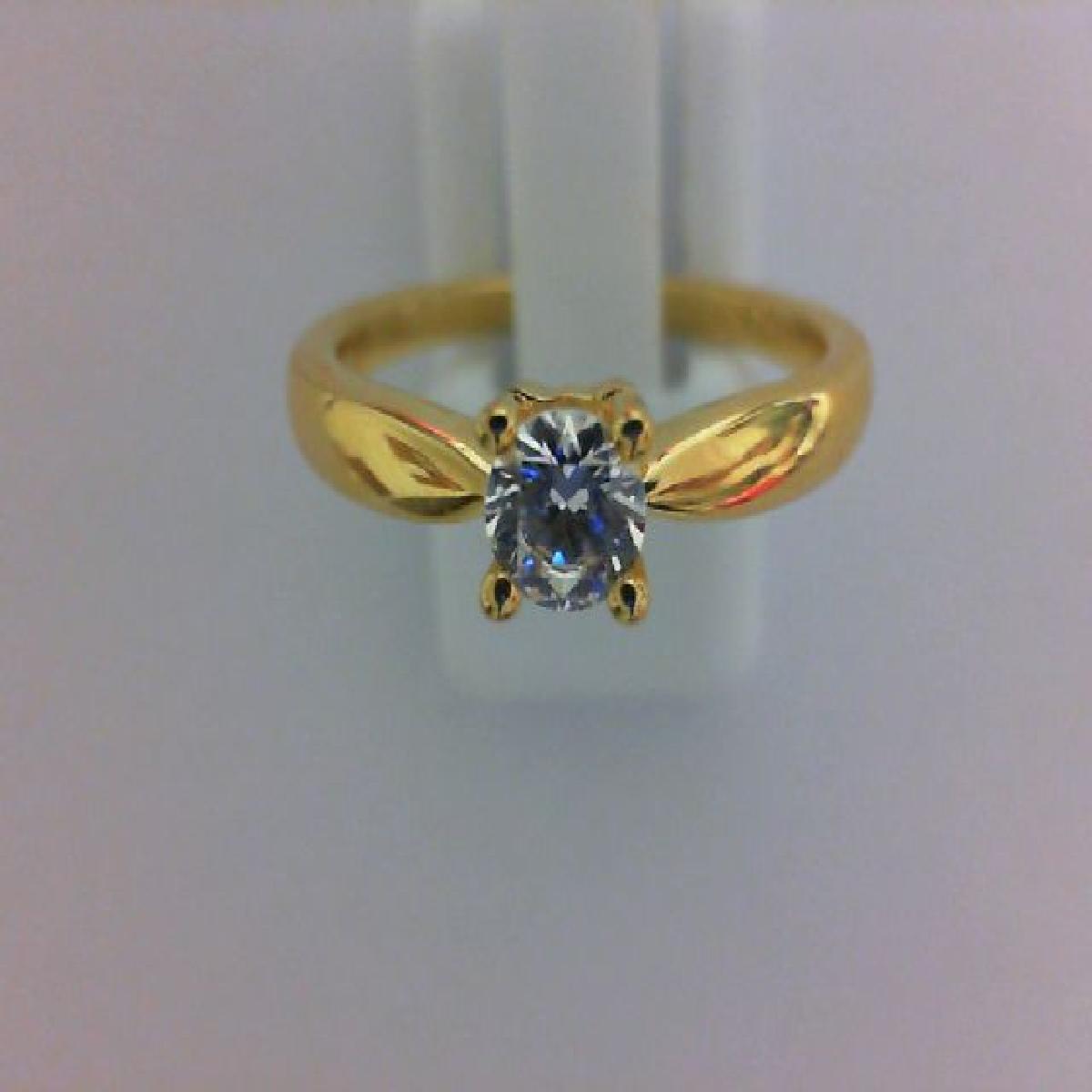 Anneau Solitaire Diamant Taille Brillante Modèle ALOÏZE Collection Or Jaune 18 Carats