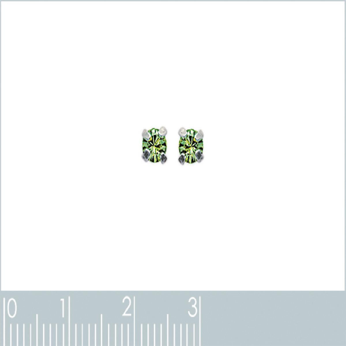 Boutons D’Oreille À Pierres De Couleur Facettées Multicolores Serties – Argent 925