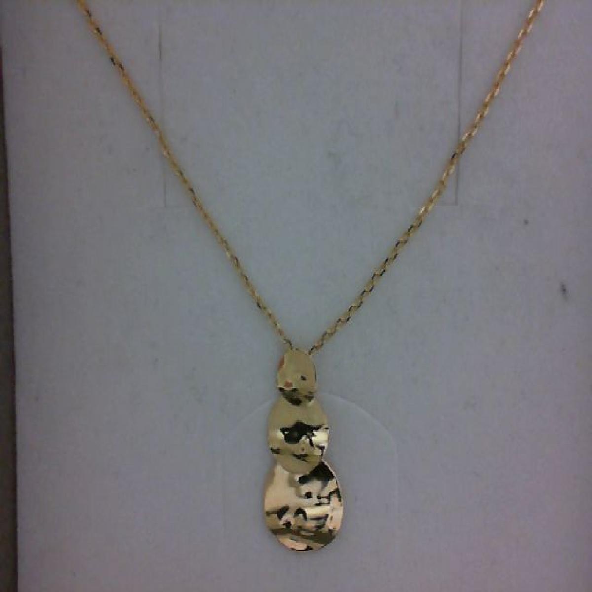 Collier Simple Tout Or Modèle Classique Épuré Réglable – Or Jaune 9 Carats AU375
