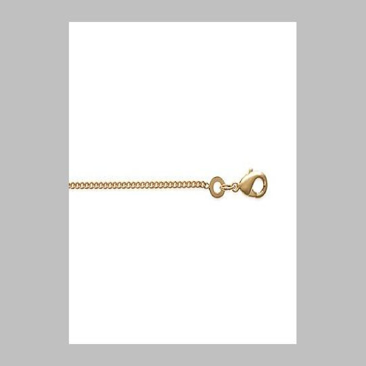 Collier Chaîne Forçat Or 18 Carats Longueur 50 Cm Maillons De 2 Mm Aspect Lisse Finition Polie