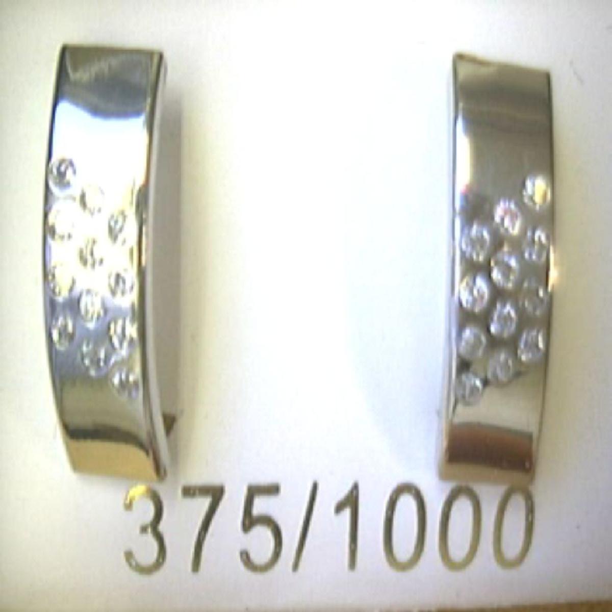 Boucles d'oreilles AU375 – Zirconium
