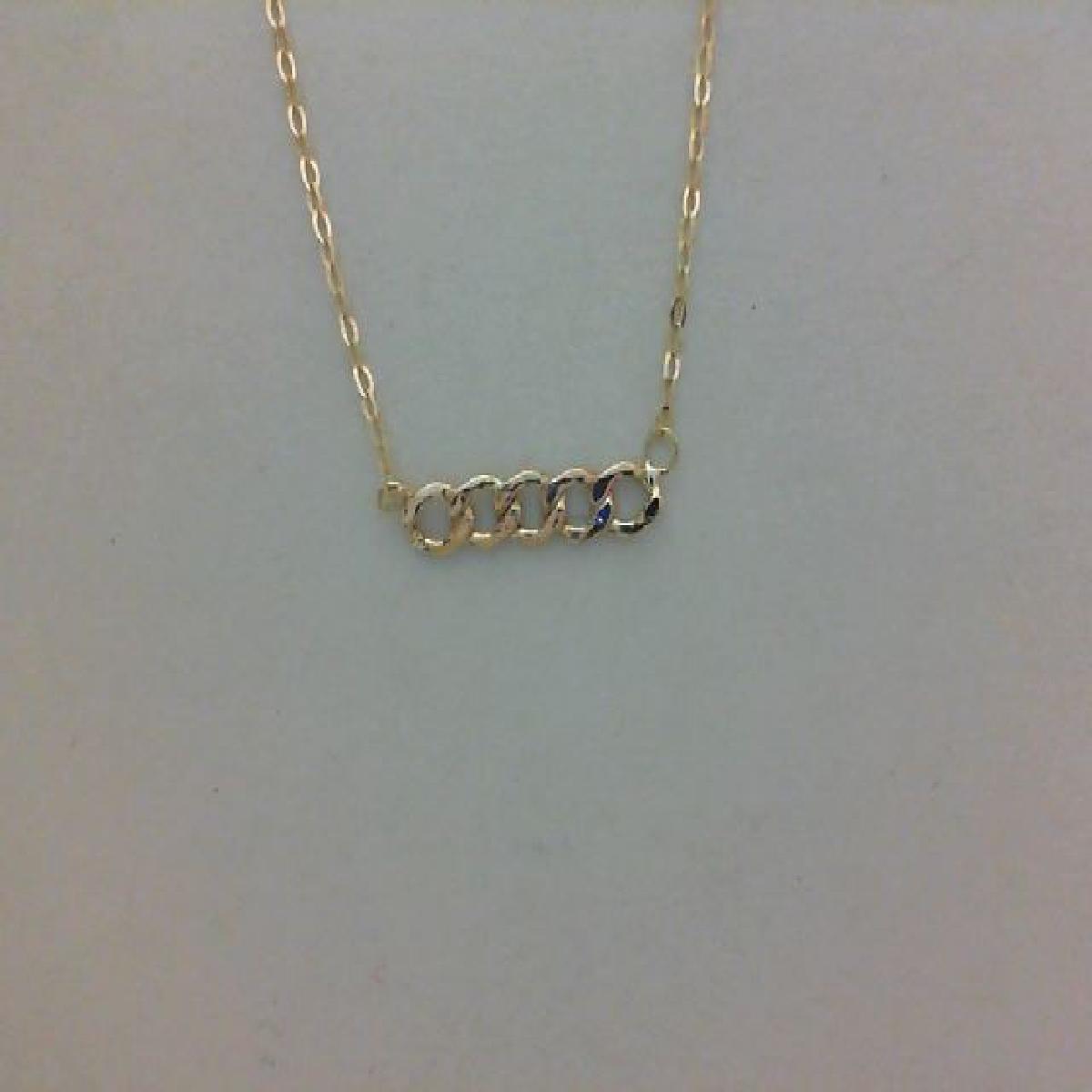 Collier Simple AU375 – Or Jaune 9 Carats