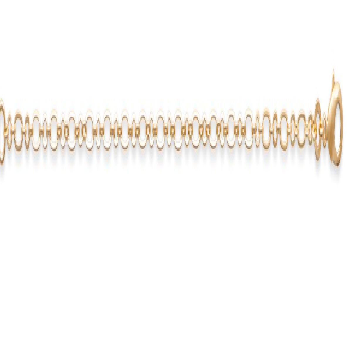 Bracelet Souple Modèle Horizon Céleste Gravure Fine Édition Limitée – Or 18 carats