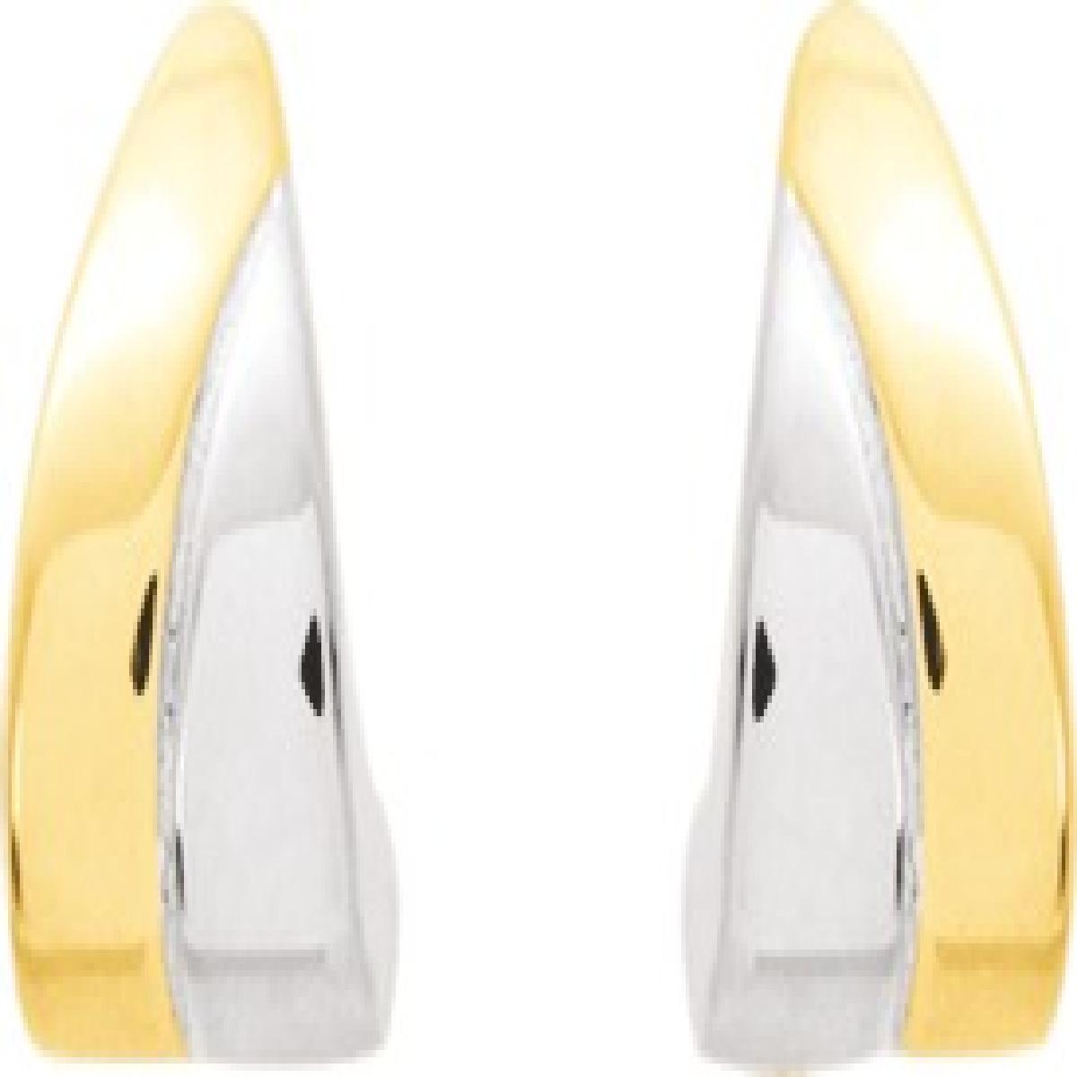 Boucles D'Oreilles Puces Rondes Sans Nickel Pour Femme AU750 – Or Jaune 18 Carats
