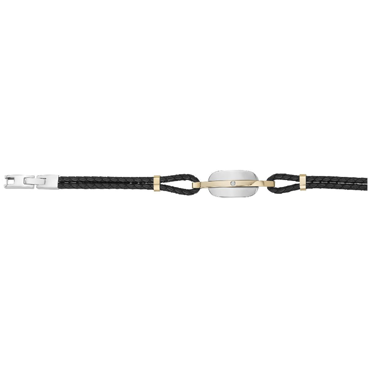 Bracelet Simple ALOÏZE Acier Inoxydable Collection Divers Longueur Réglable Fermoir Mousqueton