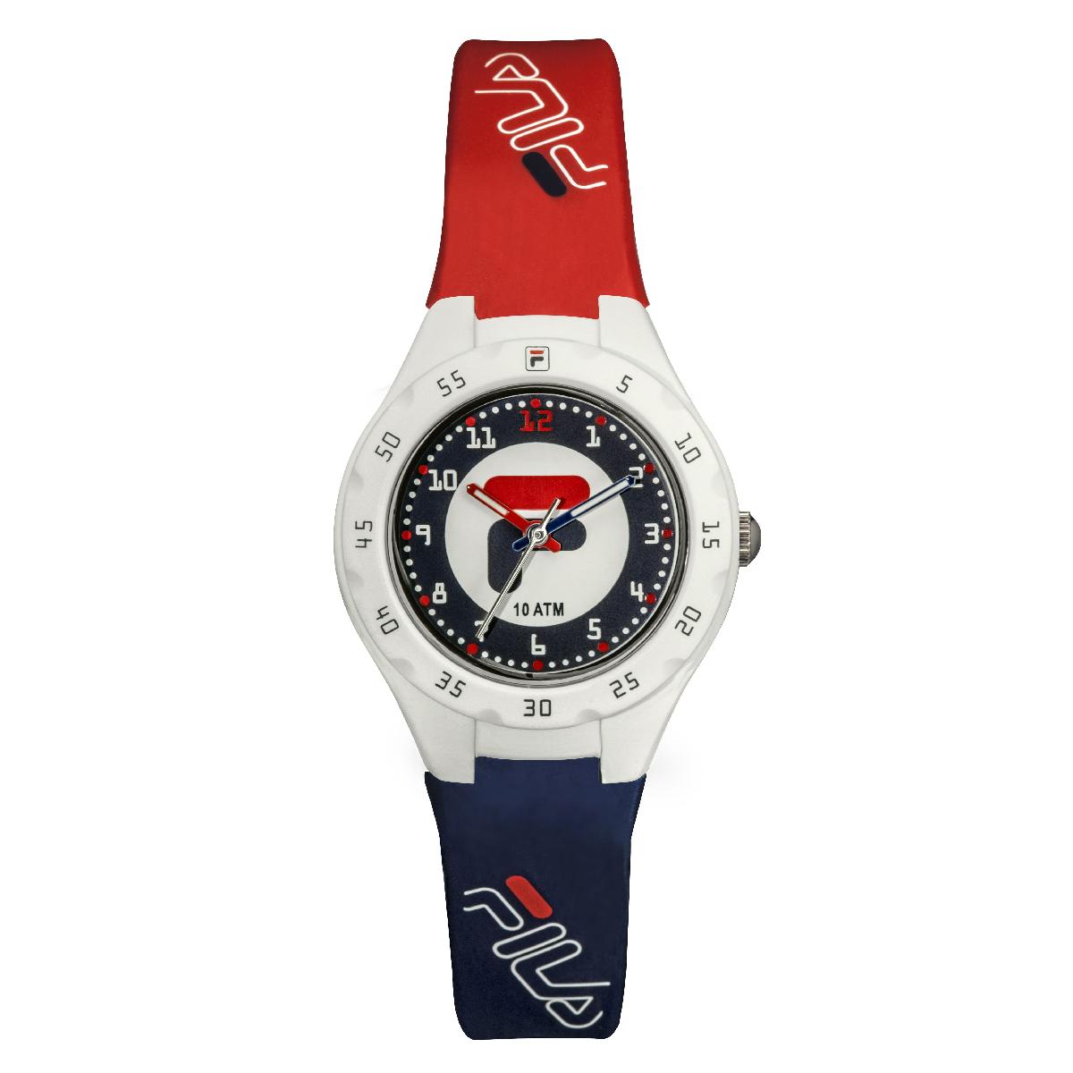 Gourmette FILA N204 Bleu Blanc Rouge En Nylon Résistant Ajustable Pour Poignet Adulte