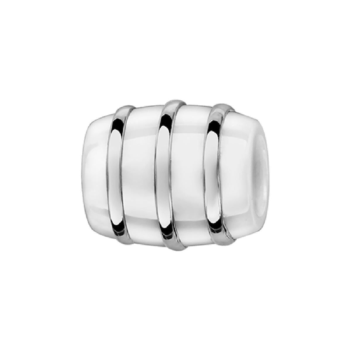 Breloque sculptée pour bracelet et collier personnalisable Charm's gravable – Argent 925