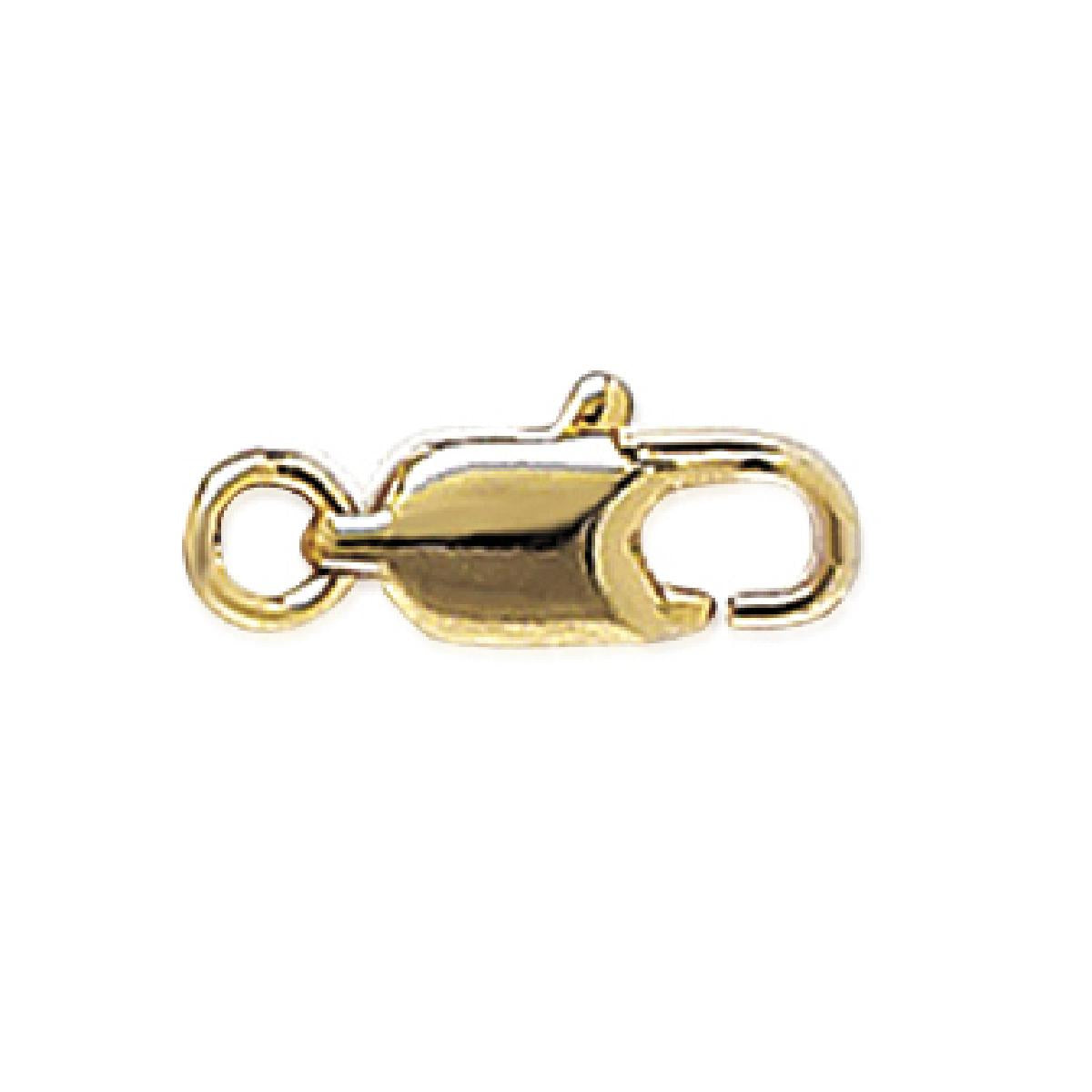 Apprêts Fermoir Goutte Gravée Et Torsadée Motif Lacets Finement Travaillé – Or Jaune 18 Carats