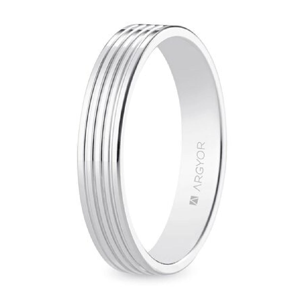Alliances A Motifs Gravés Collection Héritage Hélicoïdaux – Or 18 Carats Jaune Clair