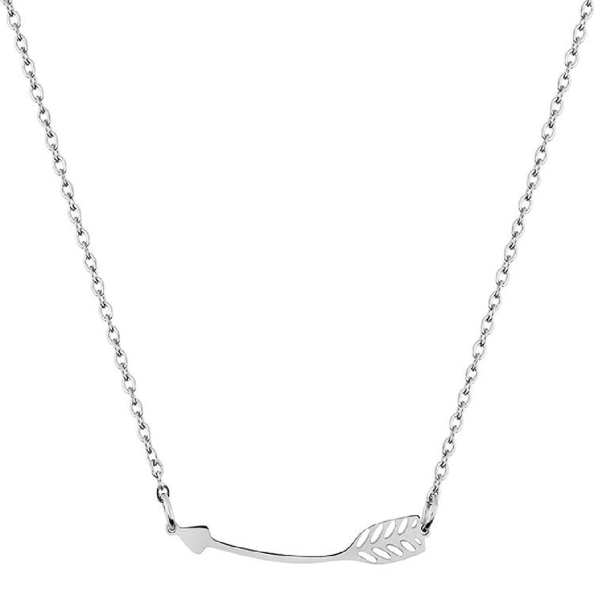 Collier Souple Modèle ALOÏZE – Acier Inoxydable, Chaîne Fine, Longueur Réglable