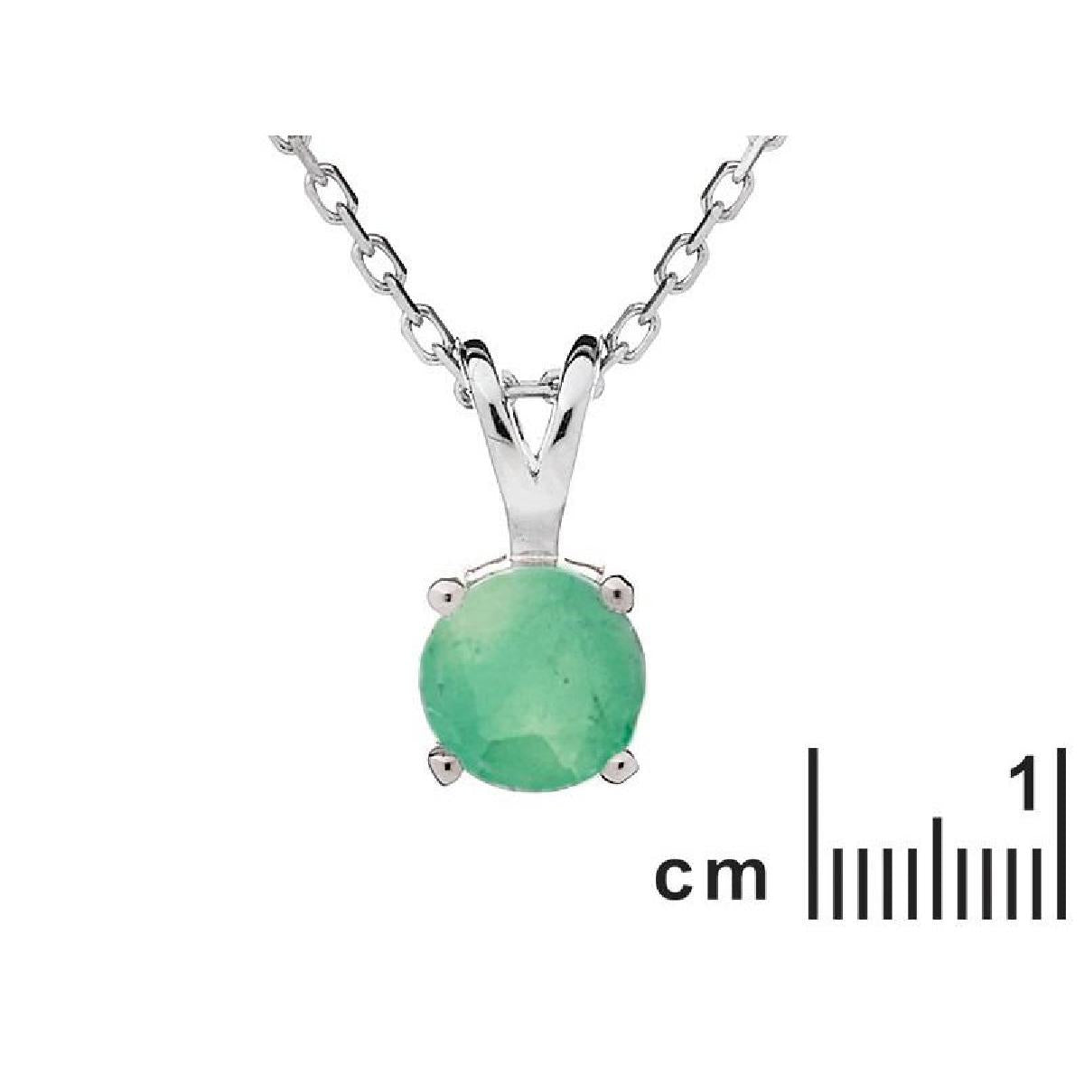Pendentif P.Couleur Solitaire – Argent 925 – Aventurine, Serti Demi-Joncs ALOÏZE France