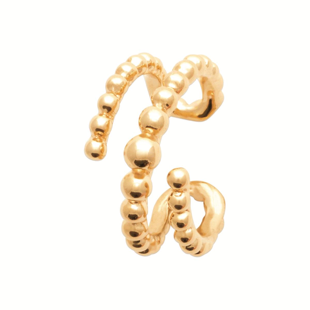 Boucles D'Oreilles Divers – Or Jaune 18 Carats, Fabrication Artisanale En France Hexagone