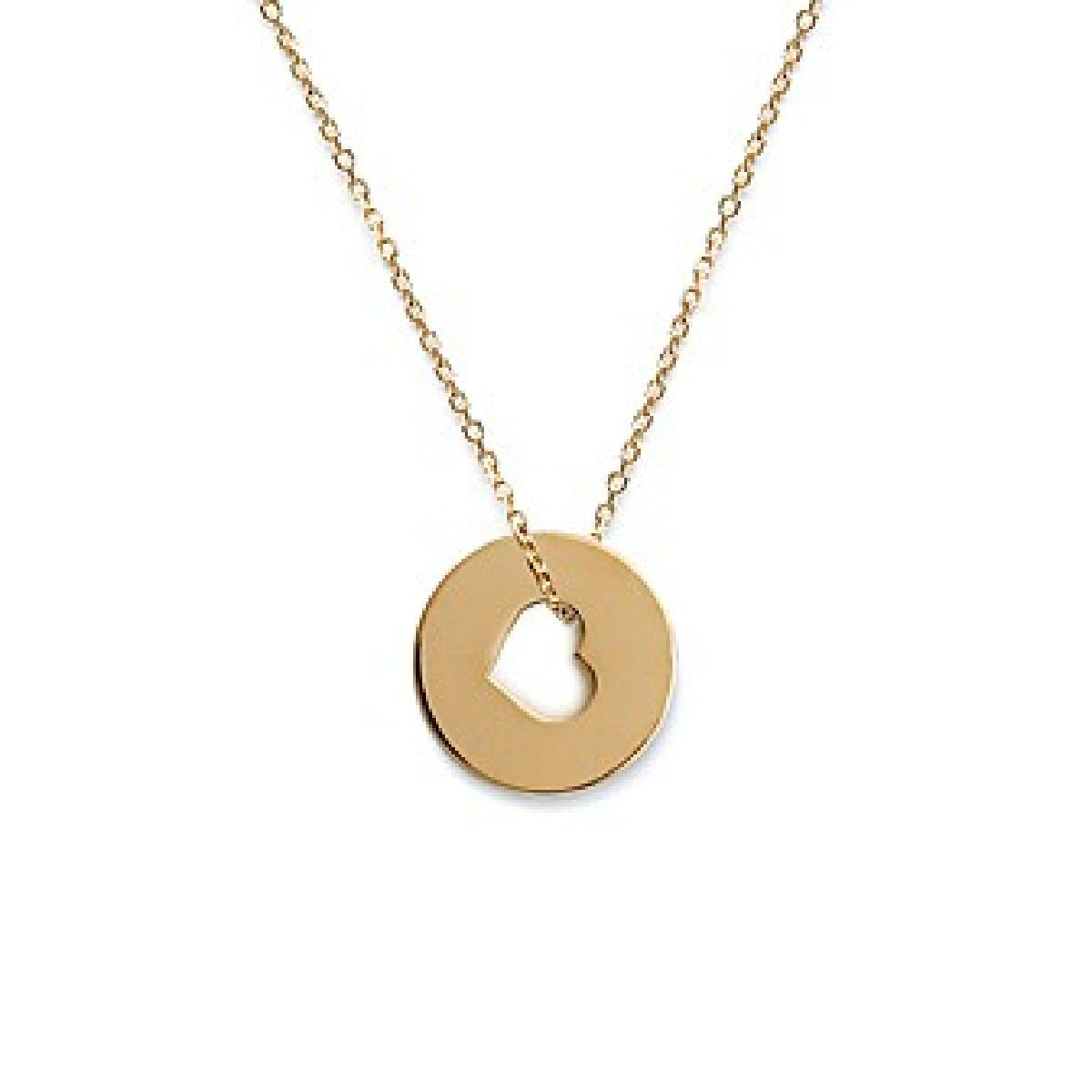 Collier ALOÏZE Modèle Céleste Gravure Atelier Edition Privée – Or Jaune 18 Carats