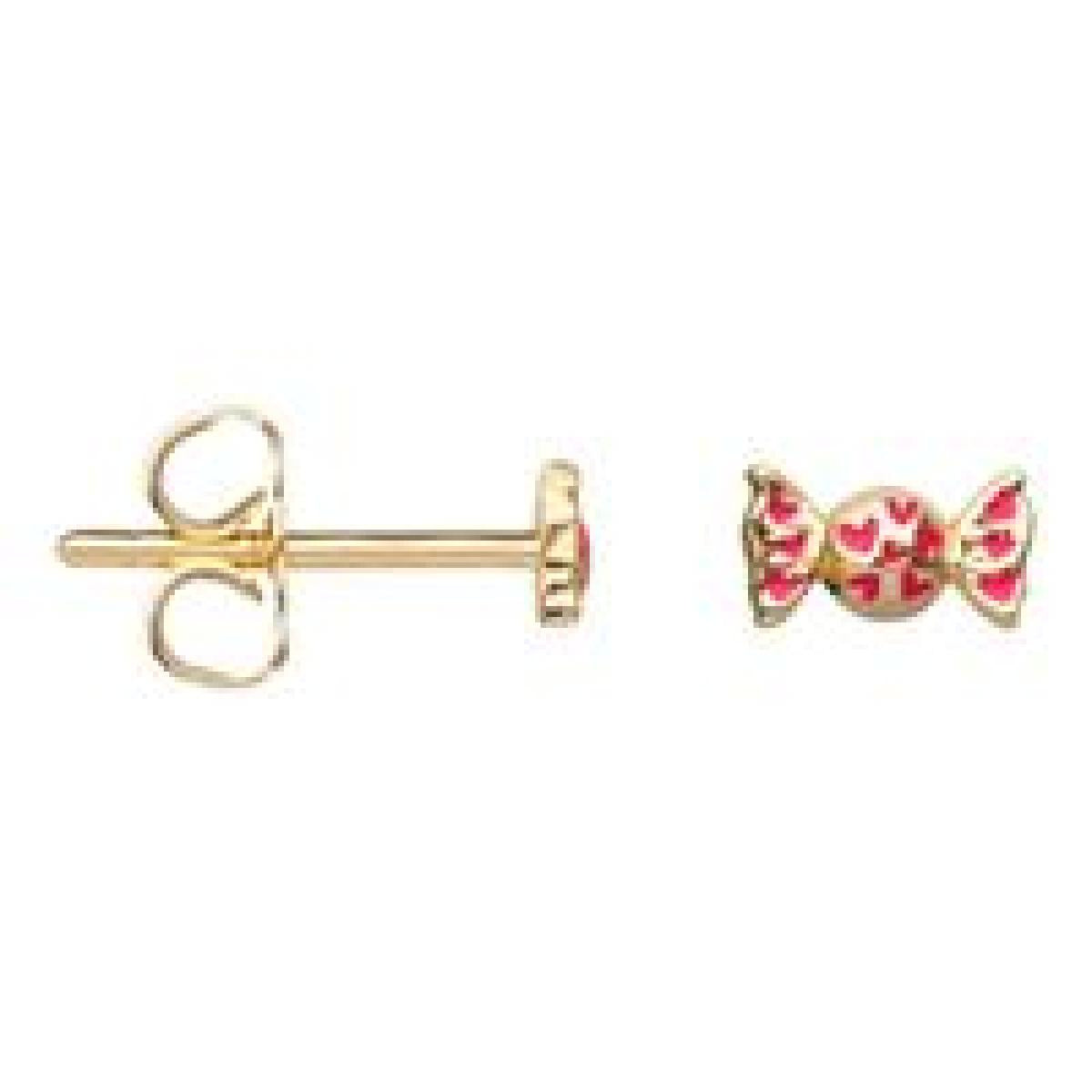 Boutons D'Oreille En Métal Et Résine Gravée, Forme Ronde, Finition Mate ALOÏZE – Matières Diverses
