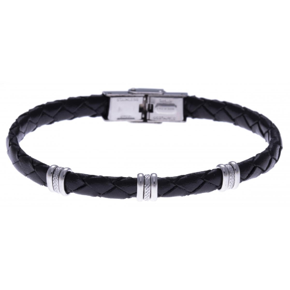 Bracelet Rigide Système D'ajustement Par Maillons Pour Poignet Standard DIVE ALOÏZE – Acier