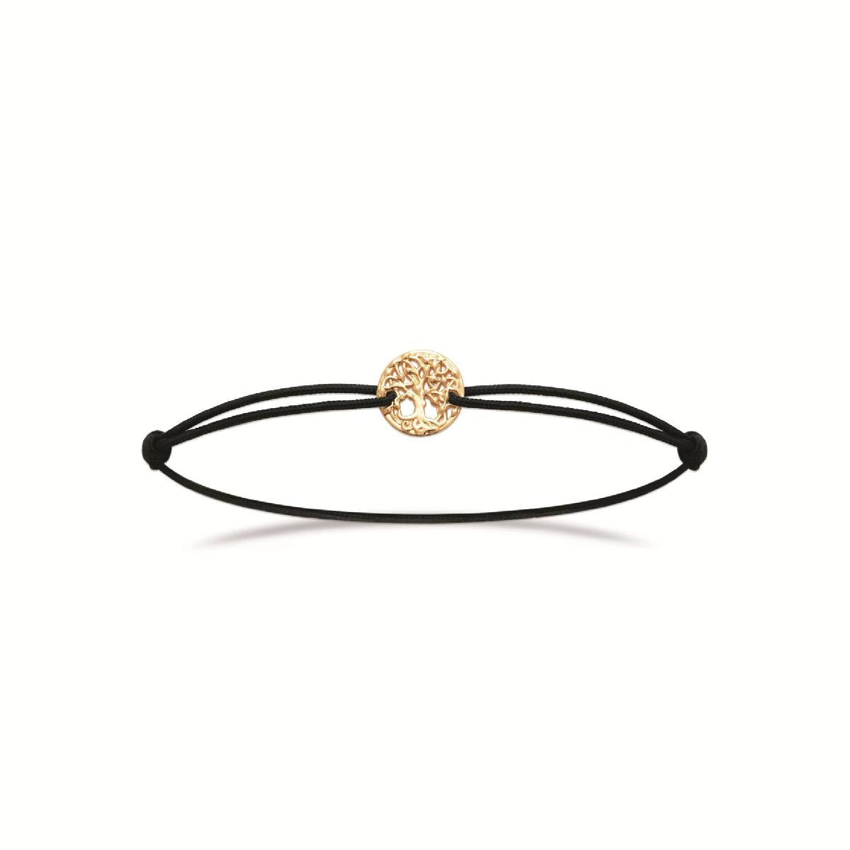 Bracelet Simple +DIVERS Gravable Chaîne Fine Longueur 18 Cm – Or Jaune 18 Carats