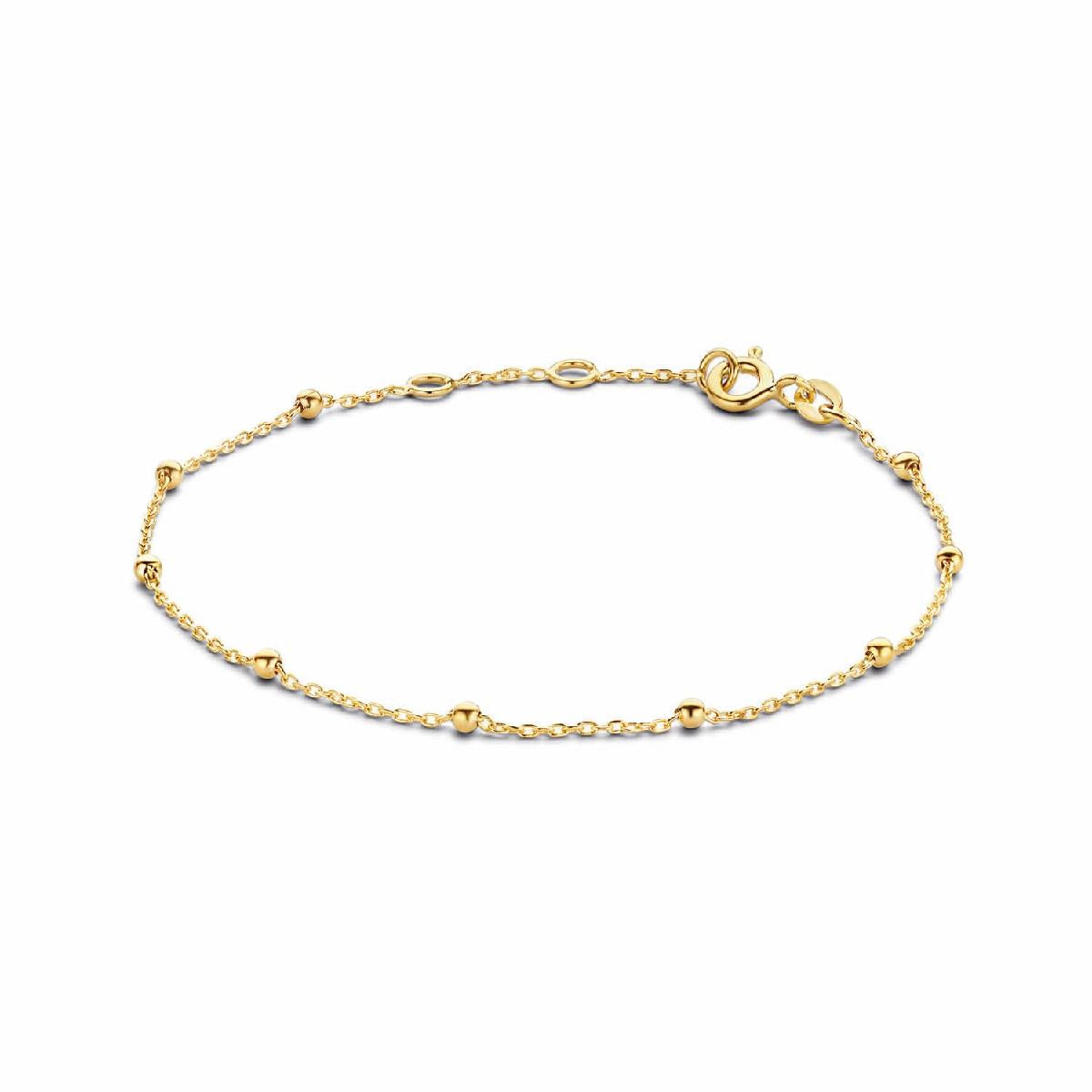 Bracelet Jonc Souple Maille Serpentine Torsadée Longue Confection – Or Jaune 18 Carats