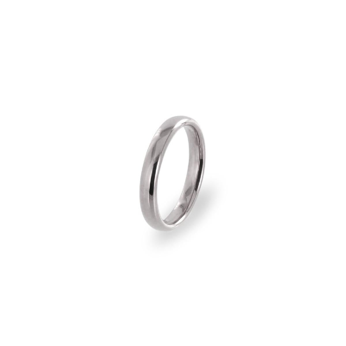 Alliances de mariage lisses et satinées pour femme Modèle plat droit – Or 18 carats