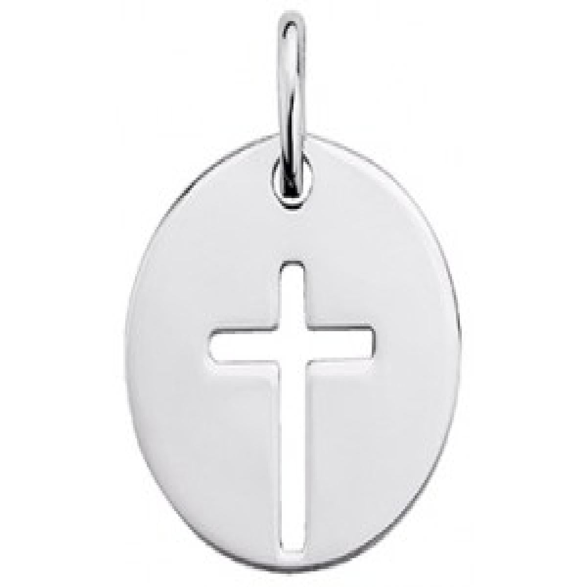 Pendentifs AG925 Motif Rond Ouvert Gravé Filigrane Ancien Encadrement Biseauté – Argent 925