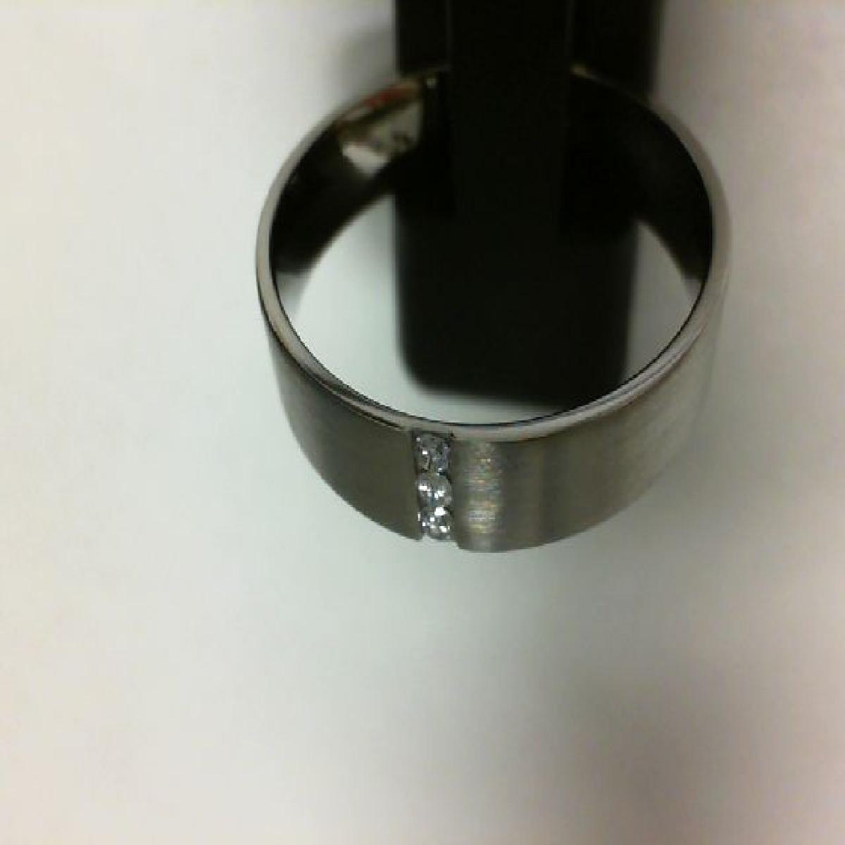 Bague Titane – Diamant