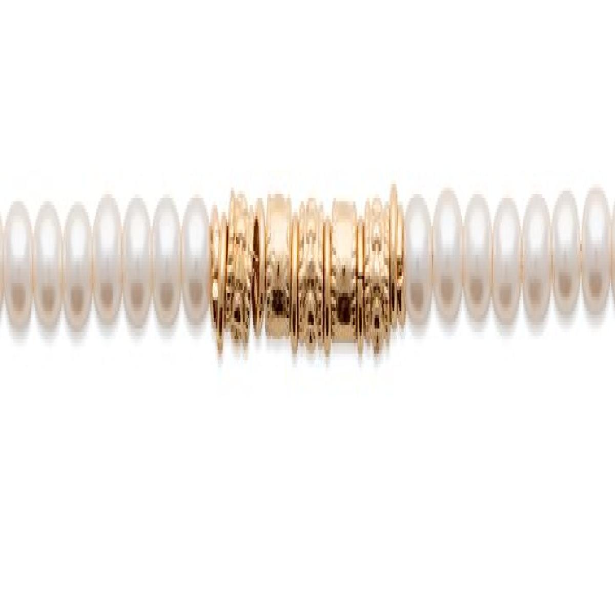 Bracelet P. Blanches Aloïze Collection Initiale Version II – Or Jaune 18 Carats Massif
