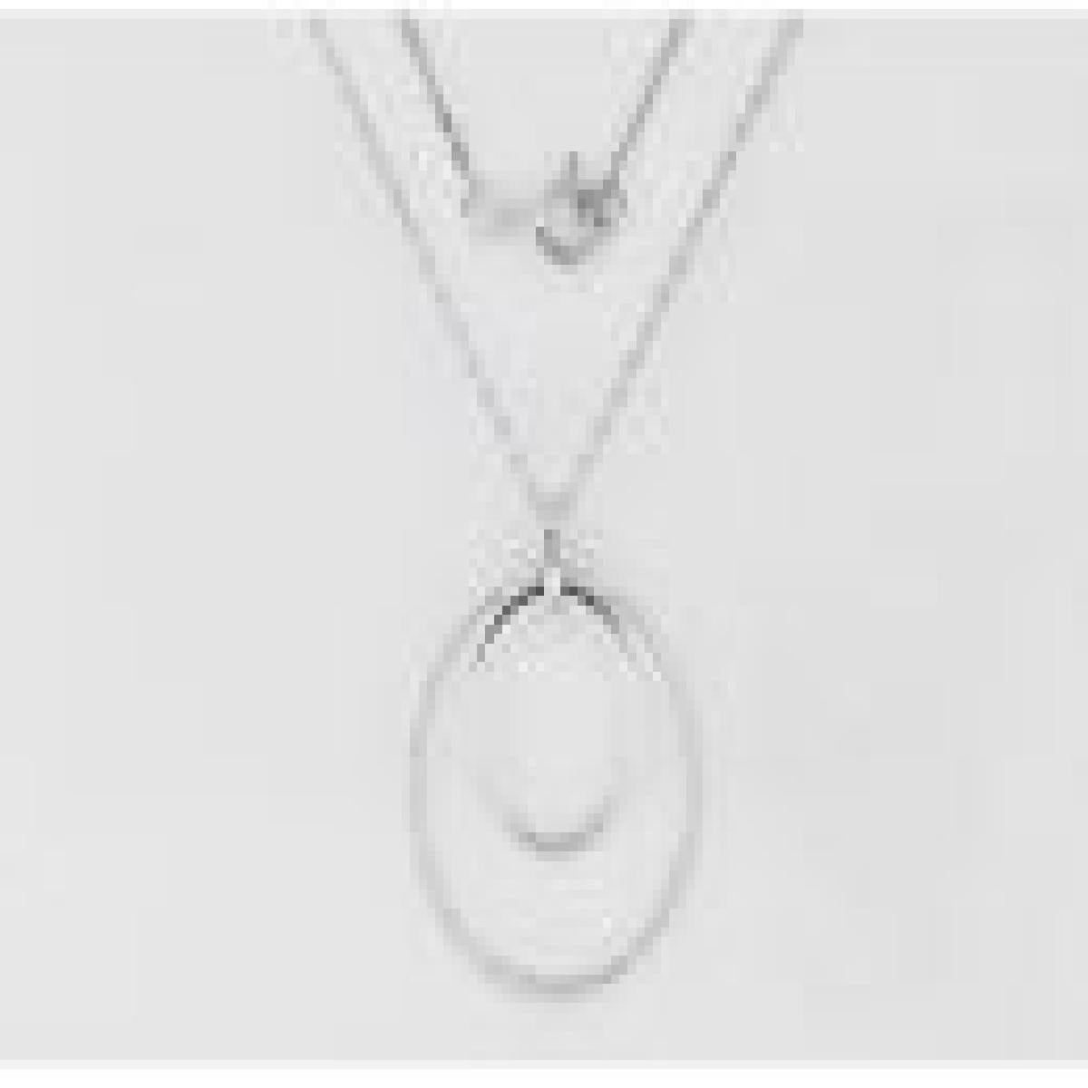 Colliers Simples – Argent 925, Chaîne de type câble, Longueur Moyenne, Fermoir Mousqueton, Style Épuré