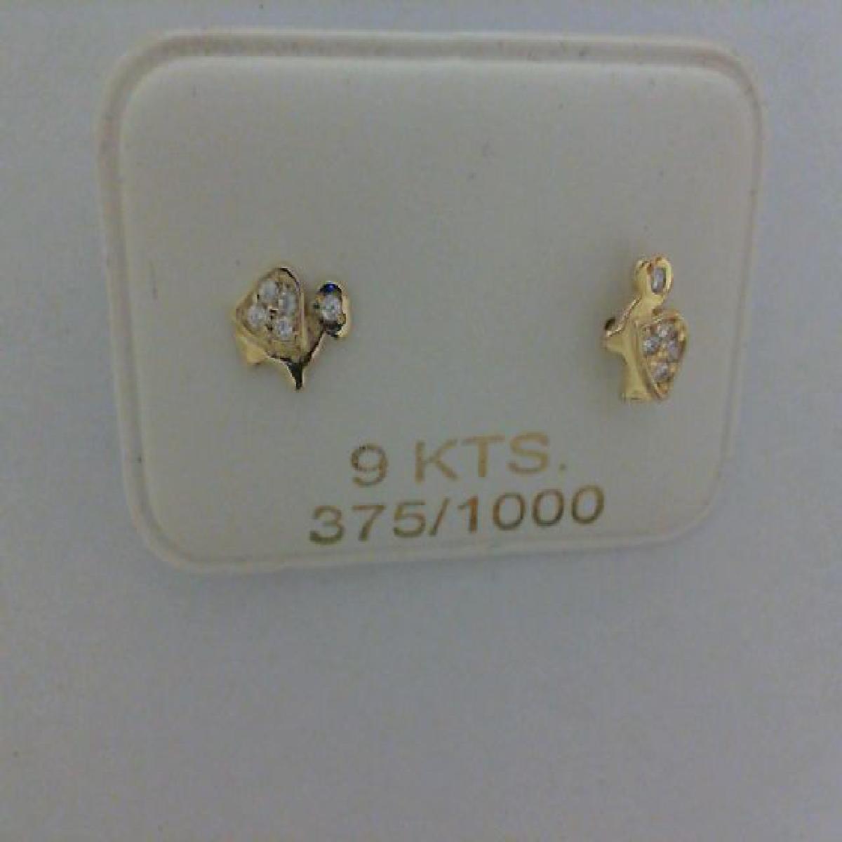 Boucles d'Oreilles AU375 – Zirconium