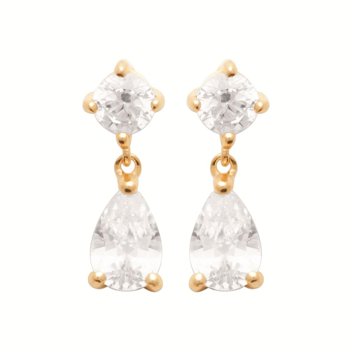 Créole DORM PEND P Blanc ALOÏZE Modèle PAM Oreille Percée Édition Collection Joaillerie Zirconium