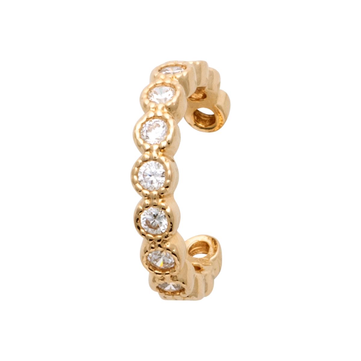 Boucles d'oreilles Divers Collection Version Longue Précise Mixte – Or Jaune 18 Carats
