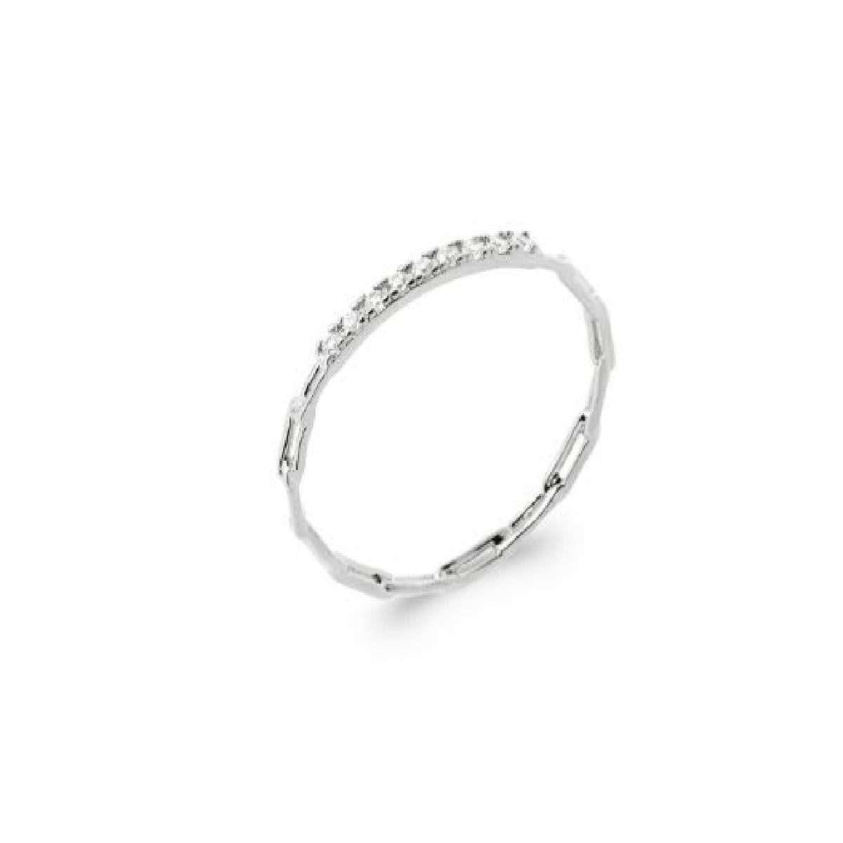 Bracelet Modèle Compositions Pierres Blanches – Argent 925, Serti Zirconium Pour Le Quotidien