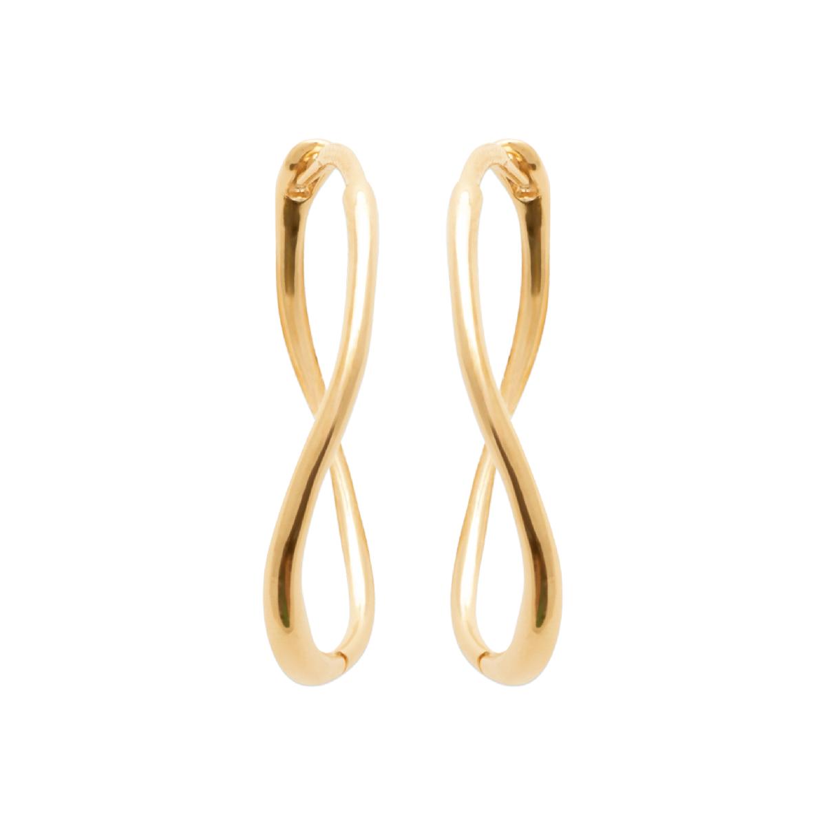 Créole Dormante Pampille Or Jaune 18 Carats Pour Boucles Quotidiennes Sans Nickel