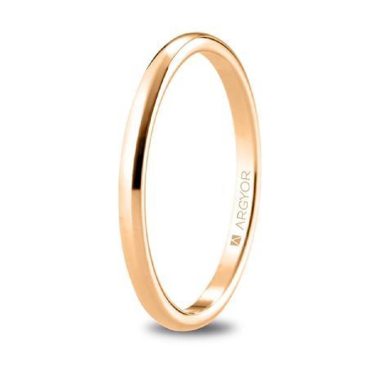 Alliances Lisses AU750 Gravée Chevrons Satinés Finement Poli Pour Femme – Or 18 Carats