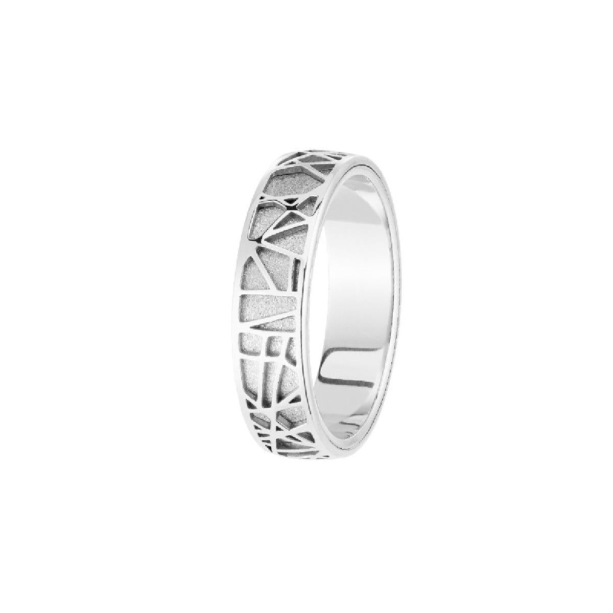 Alliances à motifs AU750 – Or 18 carats