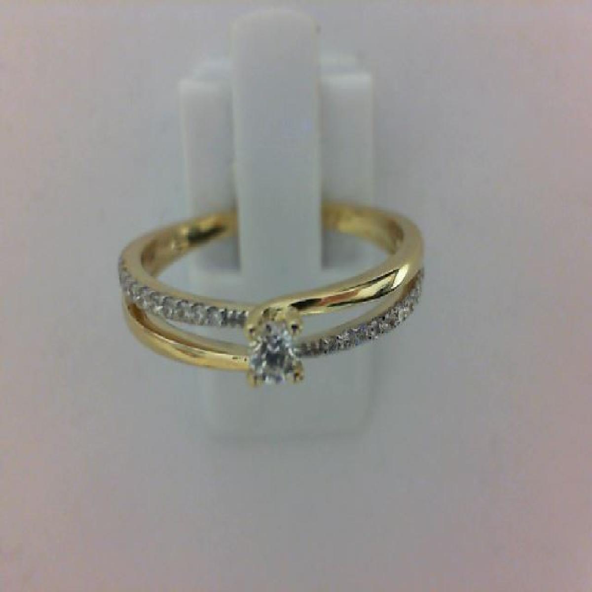 Solitaire Diamant Taille Brillant – Or Jaune 18 Carats