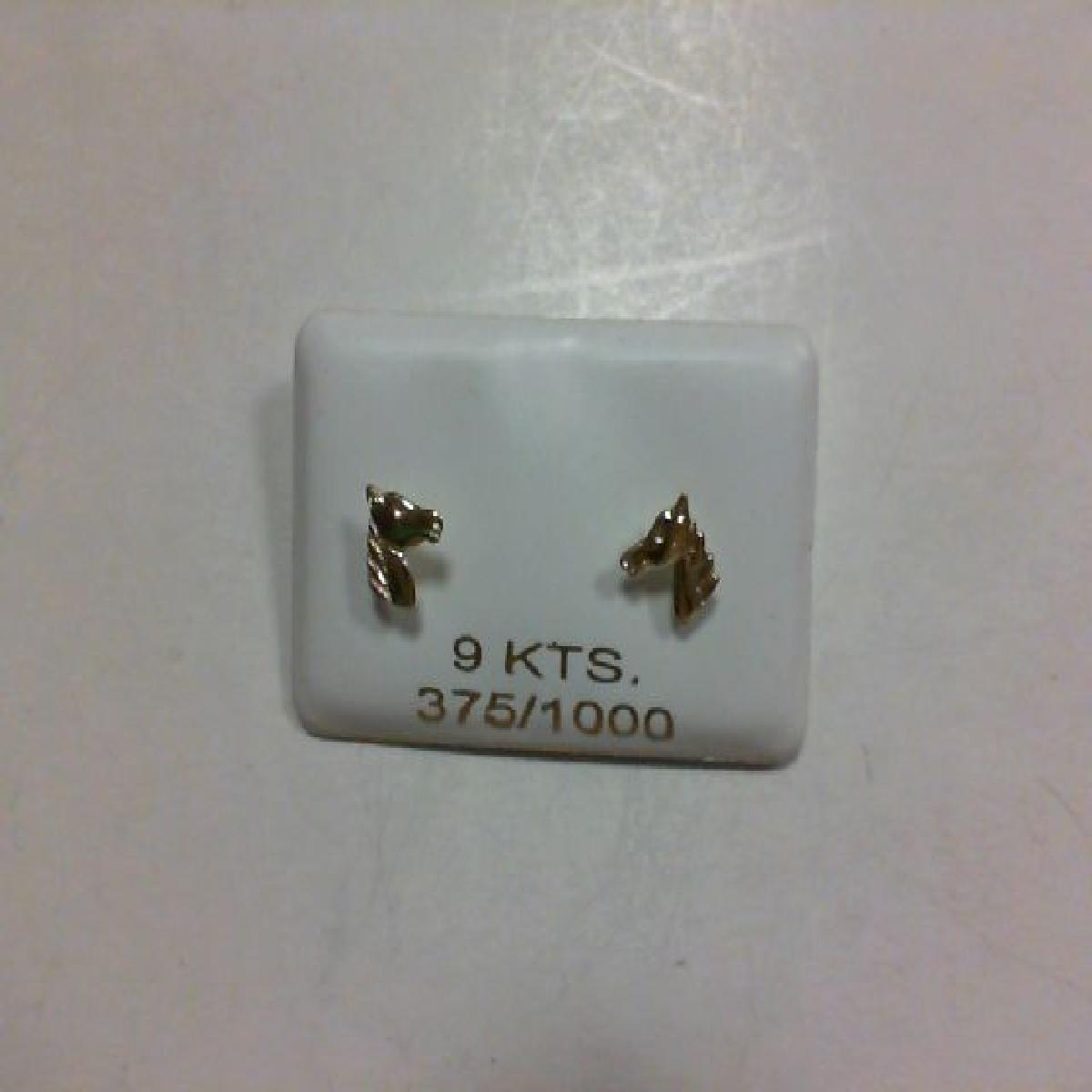 Boucles D'Oreilles AU375 – Or Jaune 9 Carats