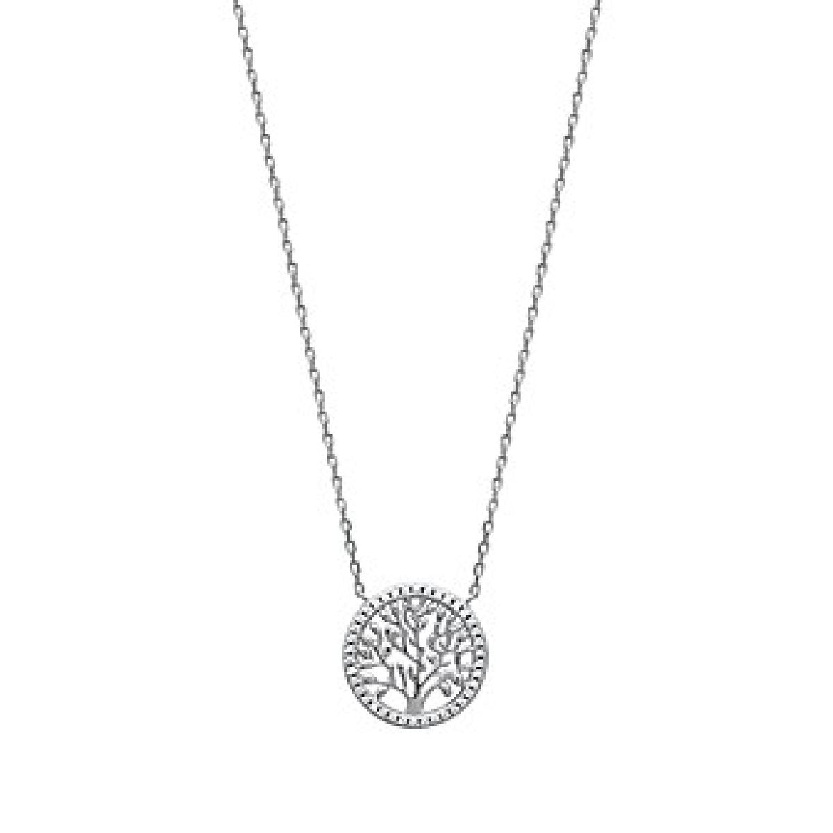 Collier AG925 Longueur 50 cm Pendentif Ovale Héraldique Accessoire Qualité – Zirconium