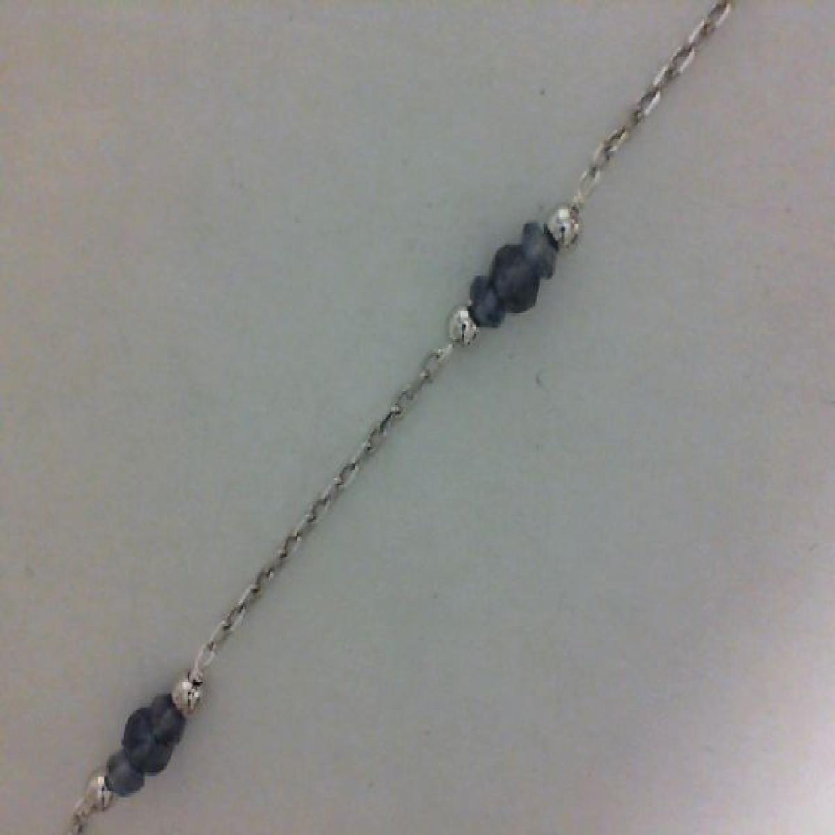 Bracelet AG925 Iolite – Argent 925, Modèle Assemblé en Atelier de Joaillerie Française