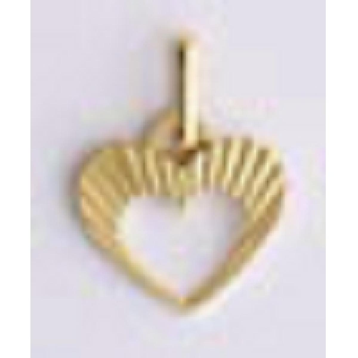 Pendentifs AU375 Or Jaune 9 Carats, Artisanat Traditionnel Et Finition Poli Pour Collier