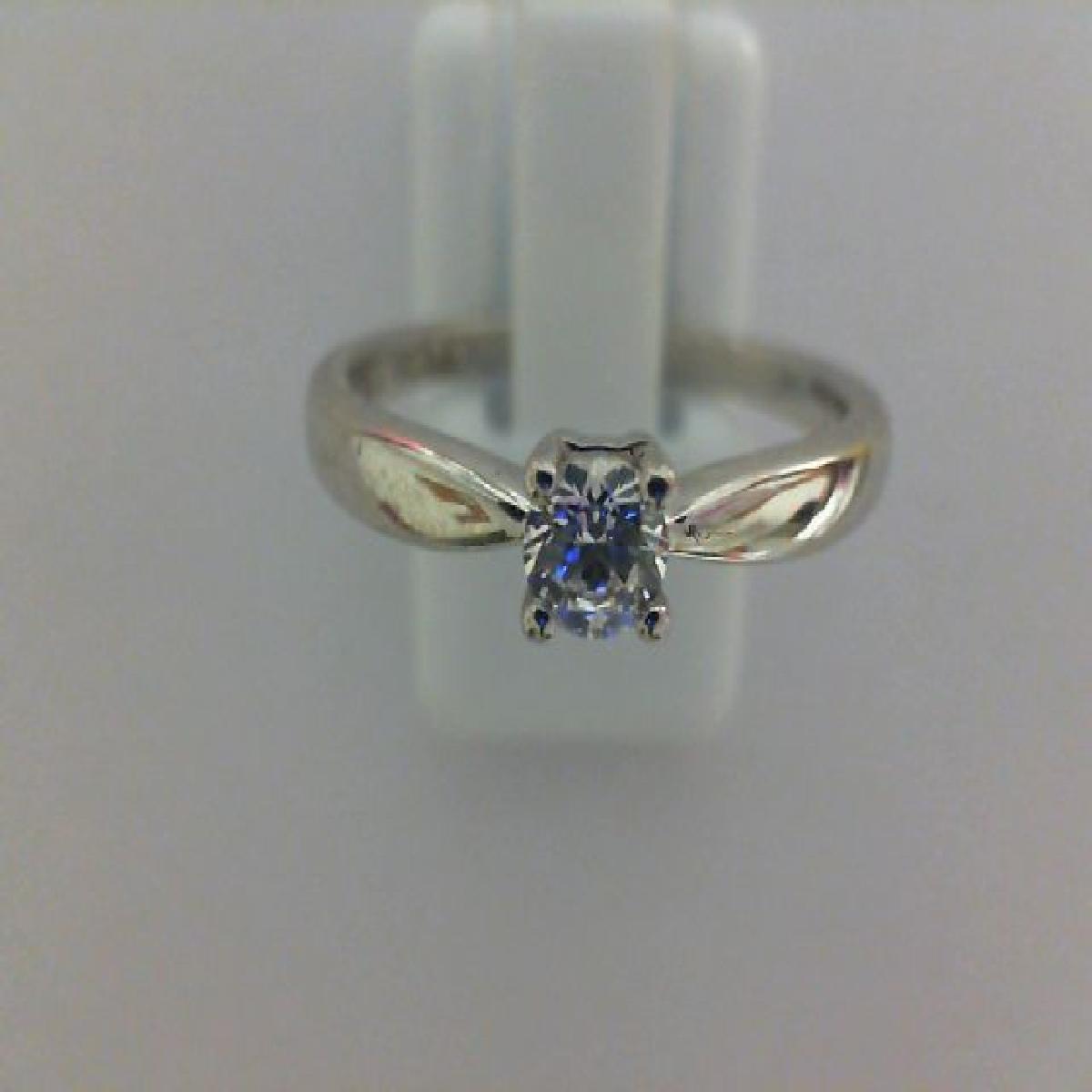 Solitaire Pour Alliance Diamant Rond Taille 0,60 Ct G VVS1 AU750 Or Jaune 18 Carats