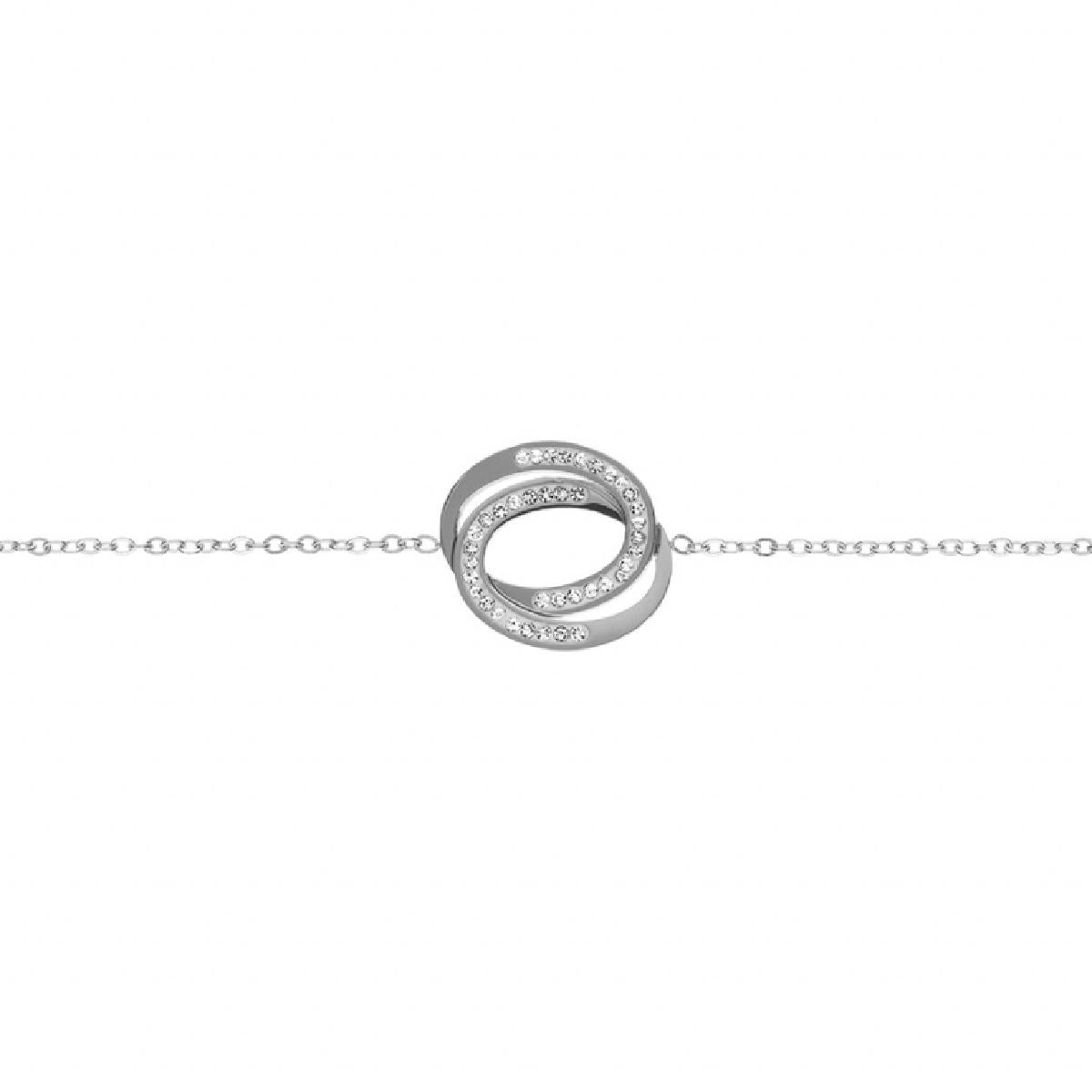 Bracelet P. Blanches Version 2024 Collection Style Ligne Pure Numéro Unique 118 – Acier