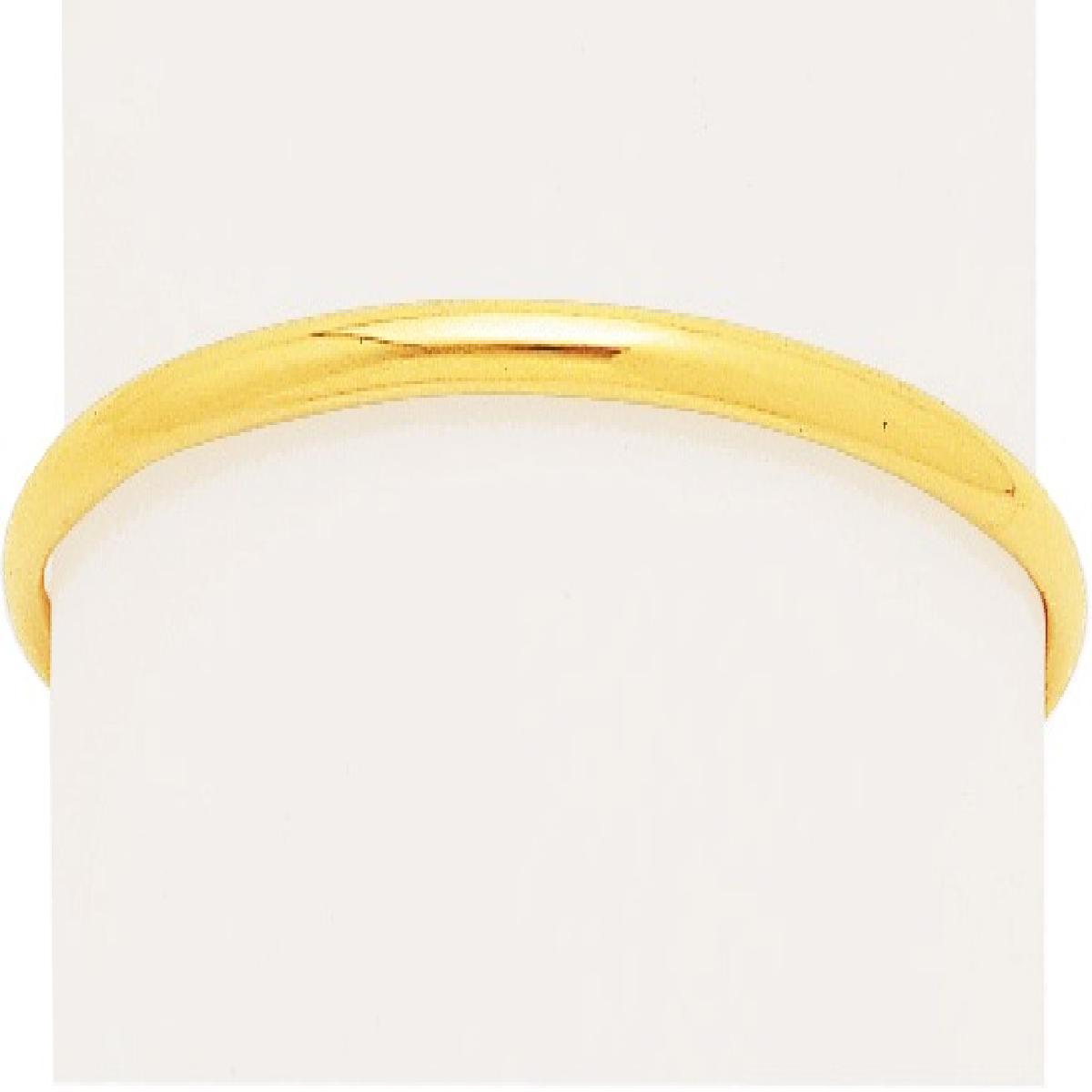 Bracelet Rigide Aloïze AU375 Collection Prestige Élégance Manufacture Fine Or Jaune 9 Carats