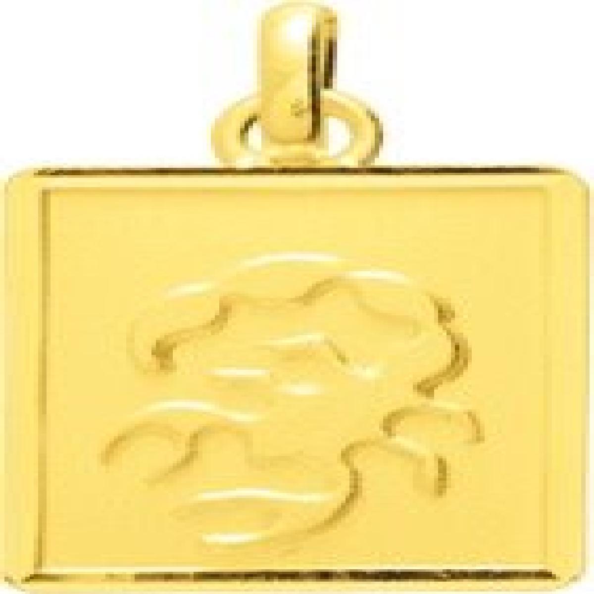 Pendentifs Forme Cœur Gravé et Motif Filigrane Antique à Détails Tournés – Or jaune 18 carats
