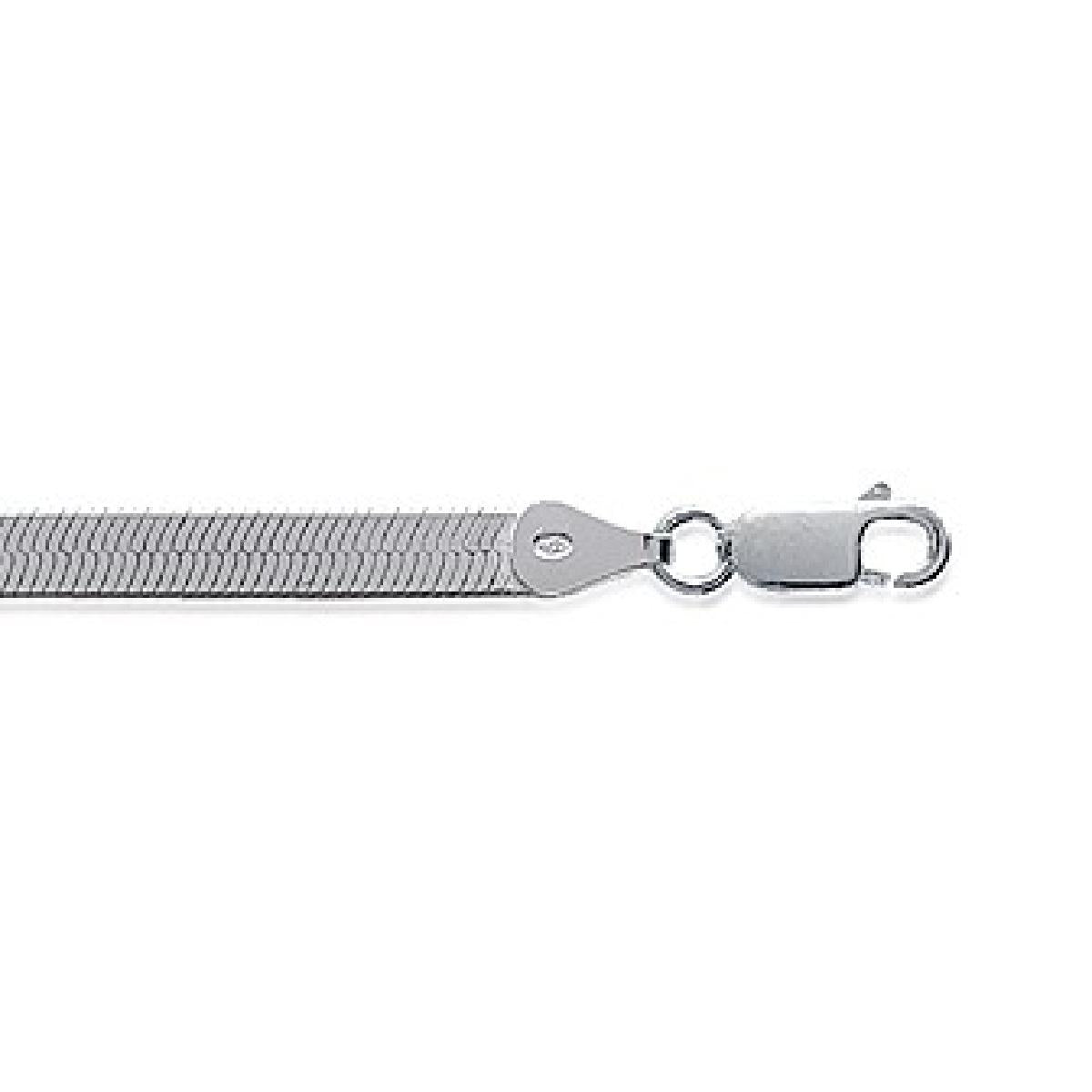 Bracelets AG925 Maillons Ronds Finition Satinée Longueur Modulable Poids Léger - Argent